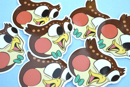 Image of Blathers Pogging Sticker