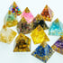 Zodiac Magic Natural Crystal Energy Orgonite Pyramid  Image 5