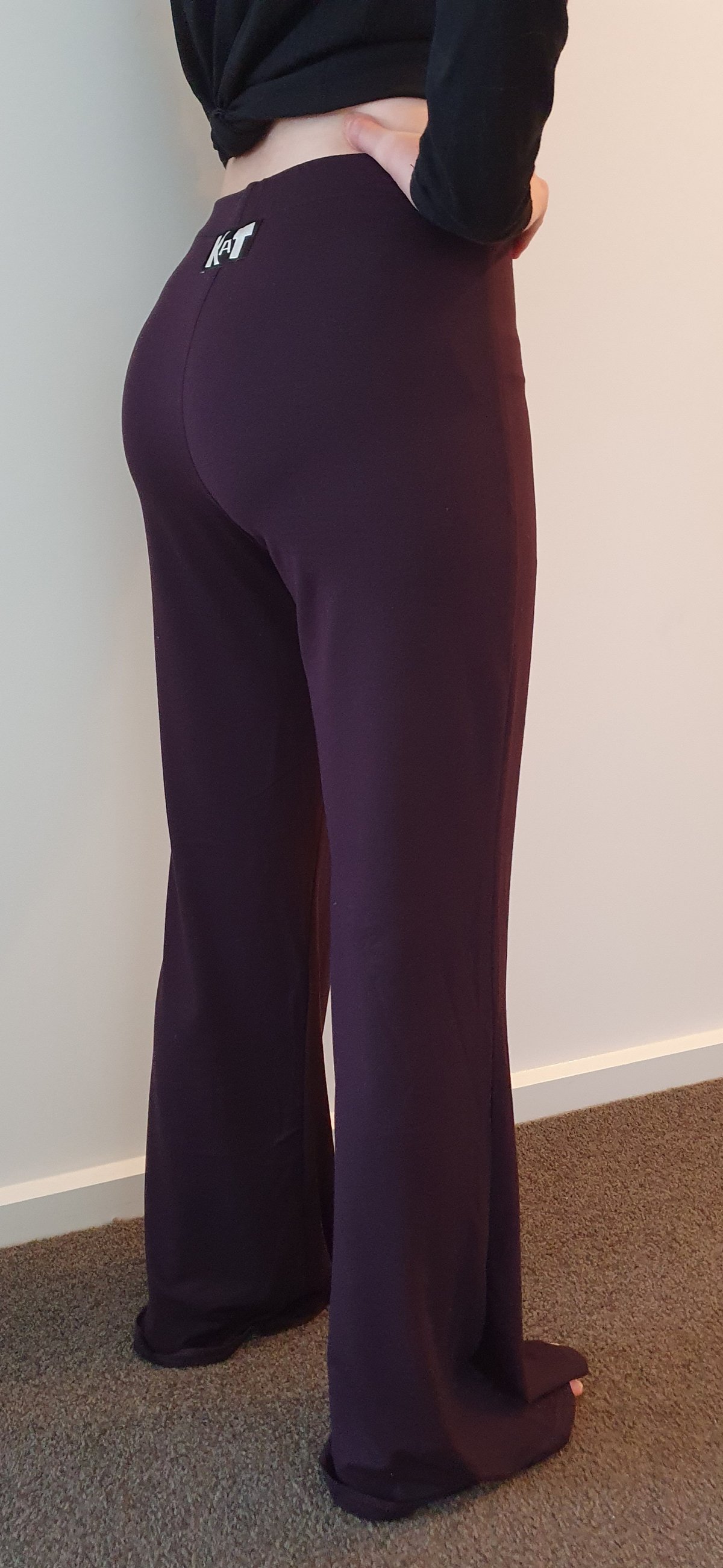 Image of Eggplant(dark purple) KAT Pants