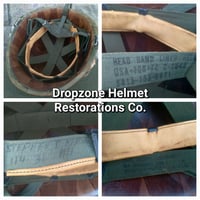 Image 3 of Vietnam M-1 Helmet 1966 liner Mitchell Cover sweatband. LBJ'S HIRED GUN's