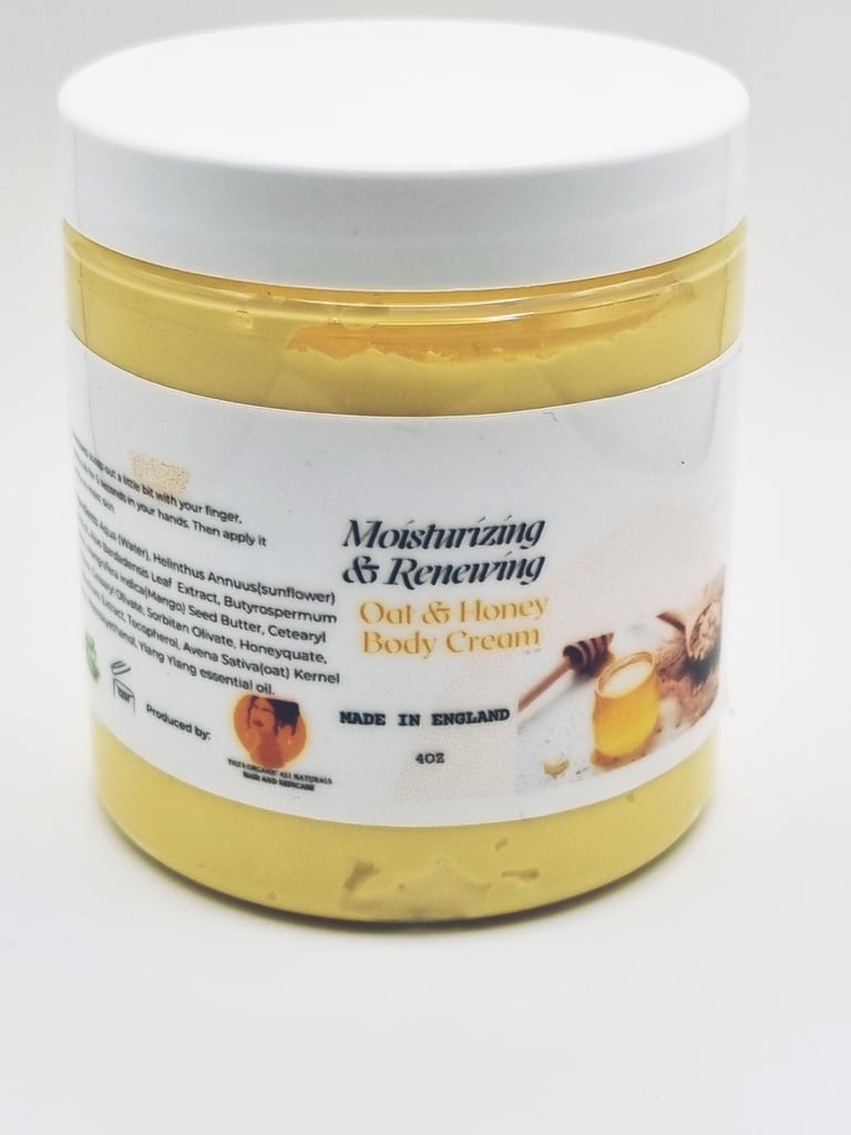 Oat & Honey Body Cream 8oz/250ml