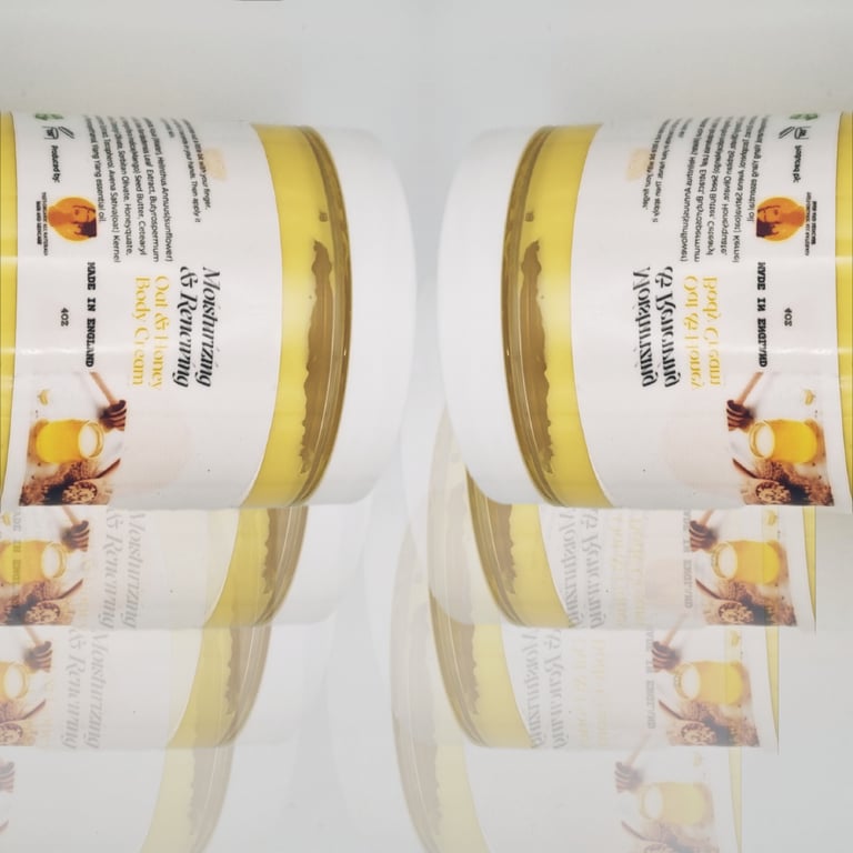 Oat & Honey Body Cream 8oz/250ml Image 3