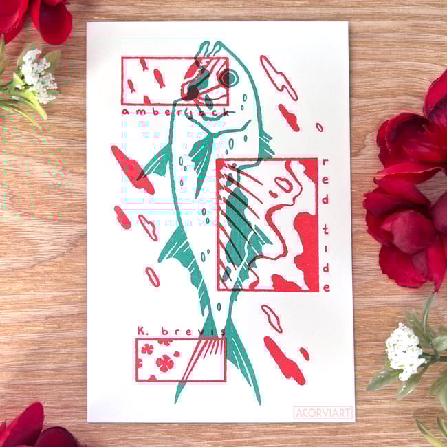 Red Tide (Riso Print)