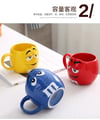 6pcs Genuine American M Chocolate Beans Mugs Ceramics tea Cups Coffee Mugs