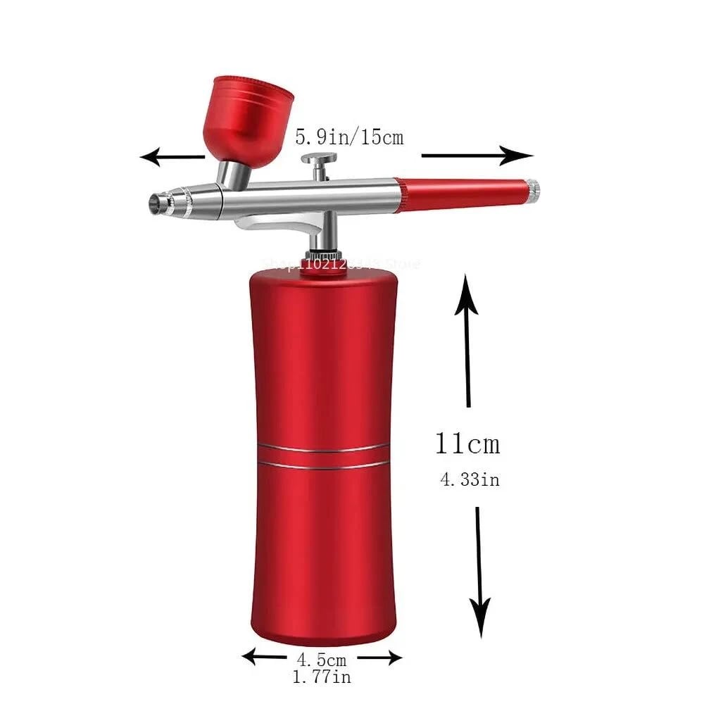 Ceramic Glazing Portable Spray Gun Set Air Pump Paint Spray 
