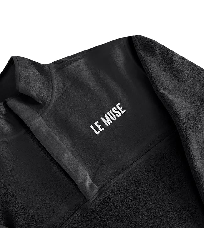 CLASSIC PHANTOM BLACK FLEECE PULLOVER