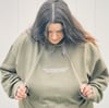 Tell Your Friends You Love Them | Embroidered Hoodie = Military Green