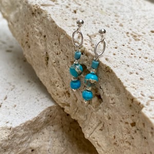 Image of SPRITZ EARRINGS TURQUOISE