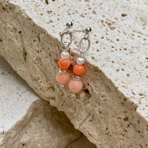 Image of SPRITZ EARRINGS PEACH