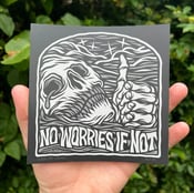 Image of ‘NO WORRIES..’ Mini Screenprint