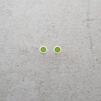 Image 1 of 5.5mm Silver Dot Studs in Wakabairo