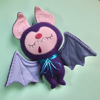 Image 1 of Baby Bat - Handmade Plush Doll