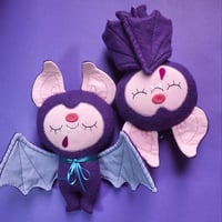 Image 2 of Baby Bat - Handmade Plush Doll