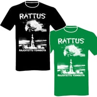 RATTUS: RAJOITETTU... T-SHIRT (BLACK/GREEN)