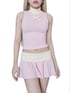 Strawberry & Cream Mock Neck Image 3