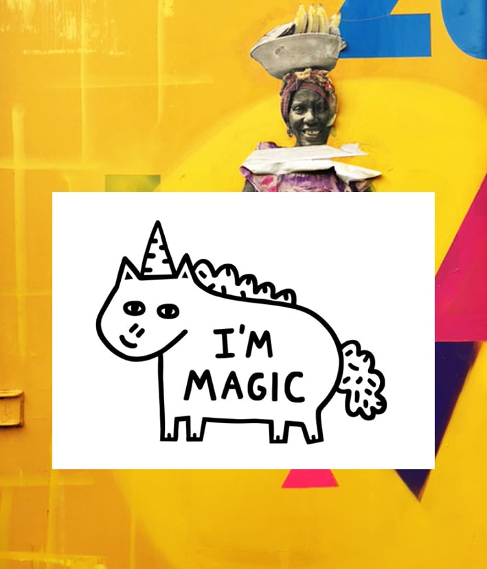 Image of I’m Magic Postcard
