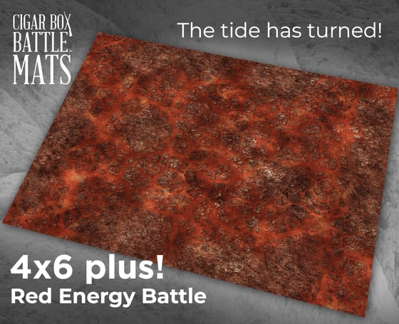 Image of Red Energy Battle -- #2350 -- 6'x4' plus