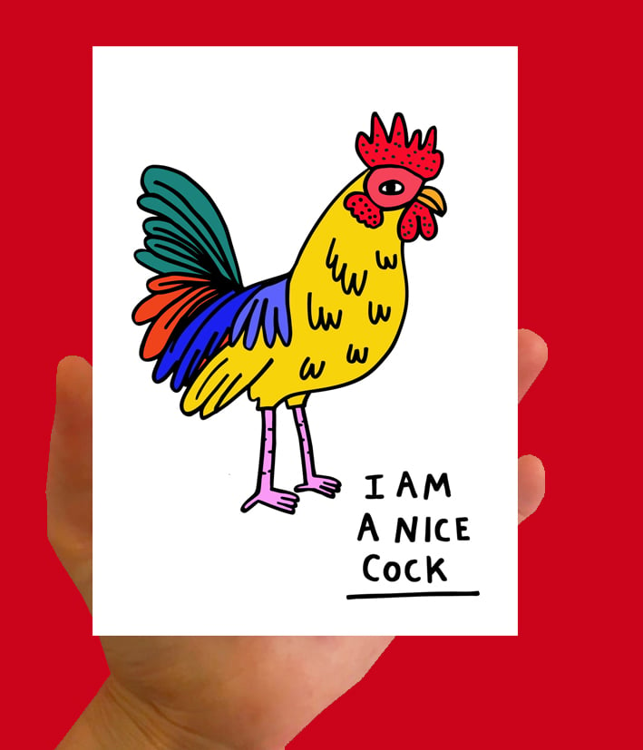Image of Nice Cock Postcard
