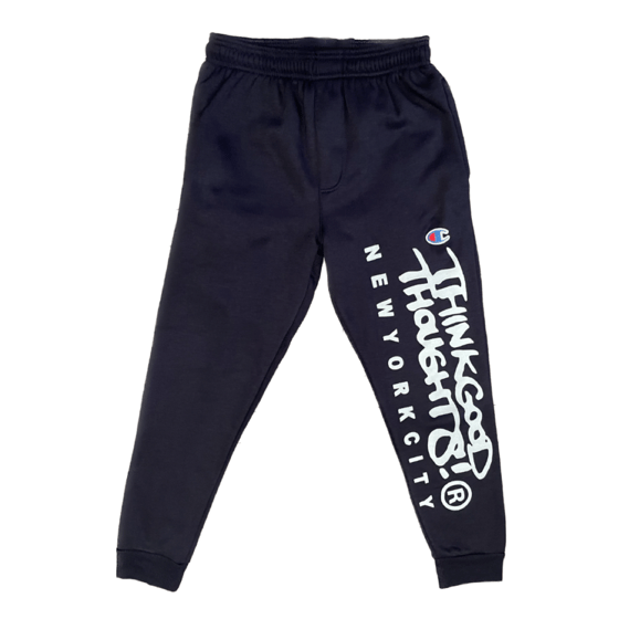 Image of Original Logo Jogger Sweatpants - Navy