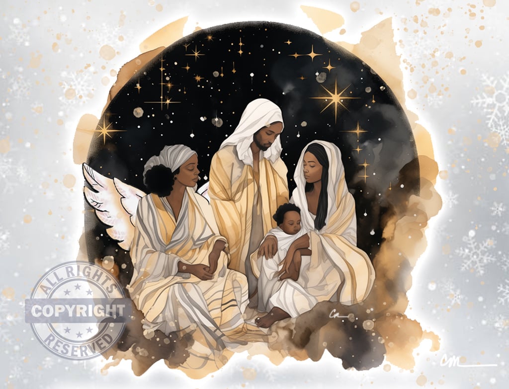 Nativity Scene 3D Virtual Art Gallery and Fundraiser