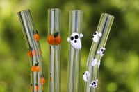 Image 1 of Ghost + Pumpkin Straw Sets 