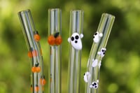 Image 1 of Ghost + Pumpkin Straw Sets
