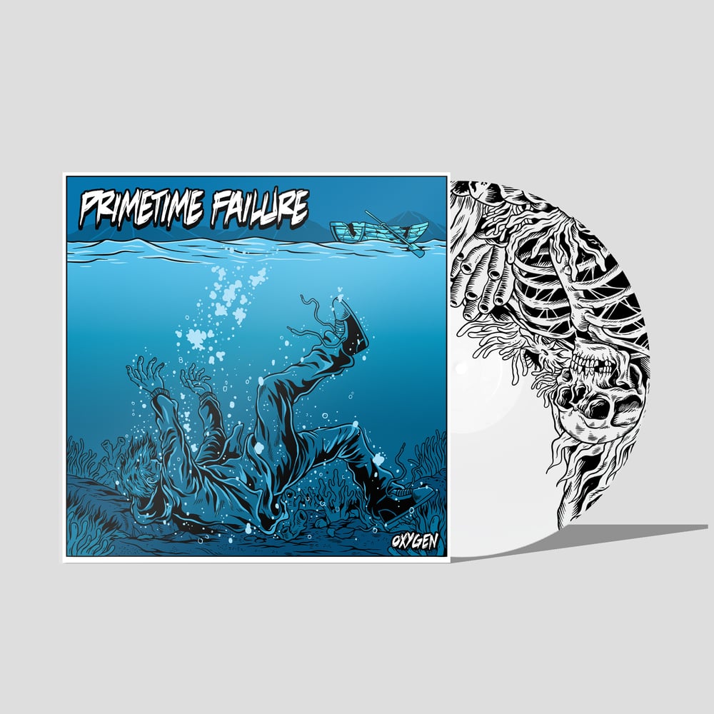 Image of Primetime Failure - Oxygen 10 inch - b side screenprint