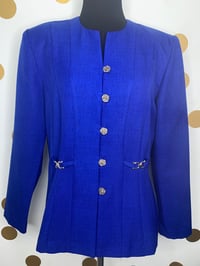 Image 2 of Kari's Korner Blue Blazer - Size: 8