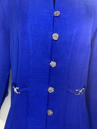 Image 4 of Kari's Korner Blue Blazer - Size: 8