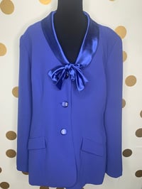 Image 1 of Metro Style Blue Blazer - Size: 18