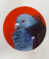 Image 1 of Vampire Pigeon Print