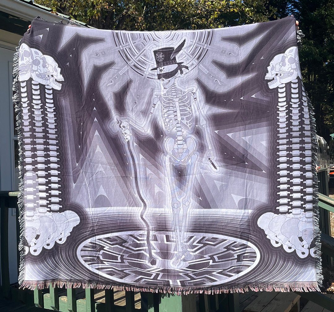 Image of "Wanderer" Woven Blankets