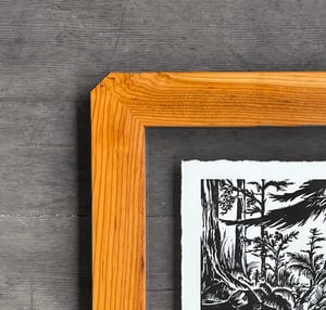 In The Forest Framed in Salvaged Yew