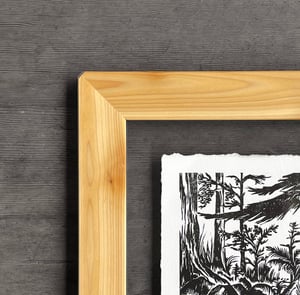 In The Forest Framed in Salvaged Cedar
