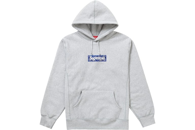 Supreme Bandana Box Logo Hoodie Black (FW19)