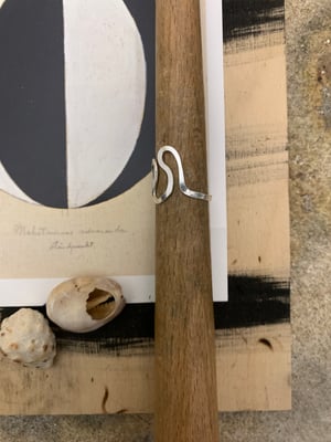 Image of "Sway" recycled silver ring