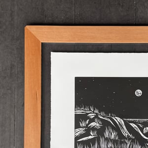 Moonlit Framed in Salvaged Douglas Fir
