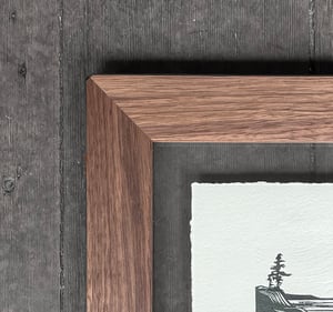 Peace Framed in Salvaged Walnut