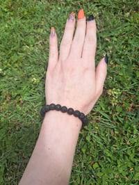 Image 4 of Lava Stone Beaded Bracelet