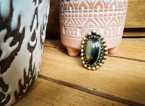 Image of Tigers Eye Statement Ring