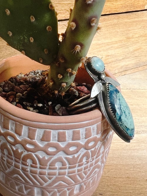 Image of Amazonite Bug Ring