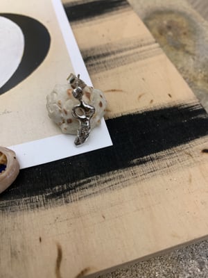 Image of "Form #1" recycled silver stud earring - limited edition