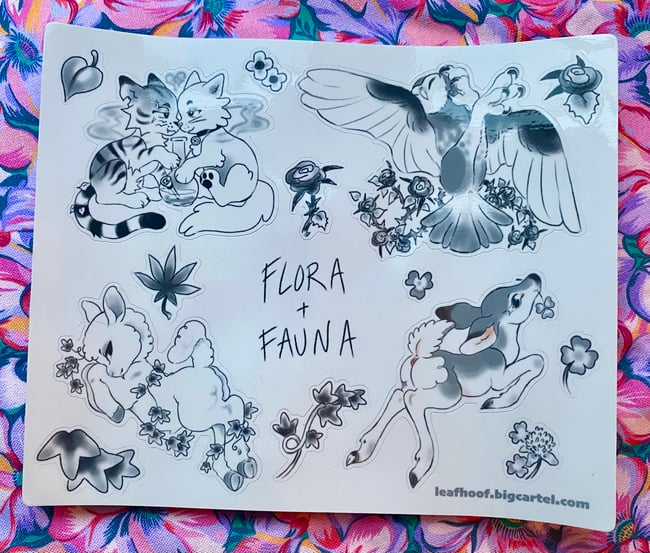 "Flora & Fauna" Stickersheet