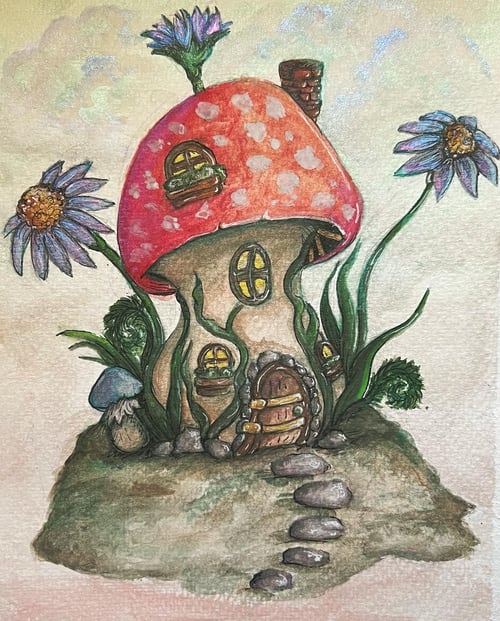 Image of Mushroom Print