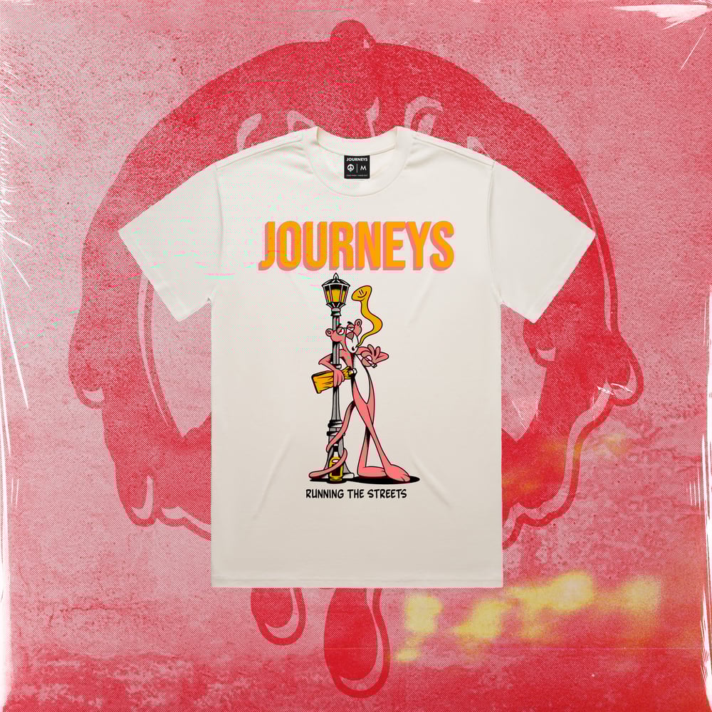 Image of Running the streets tee - butter “PRE SALE”