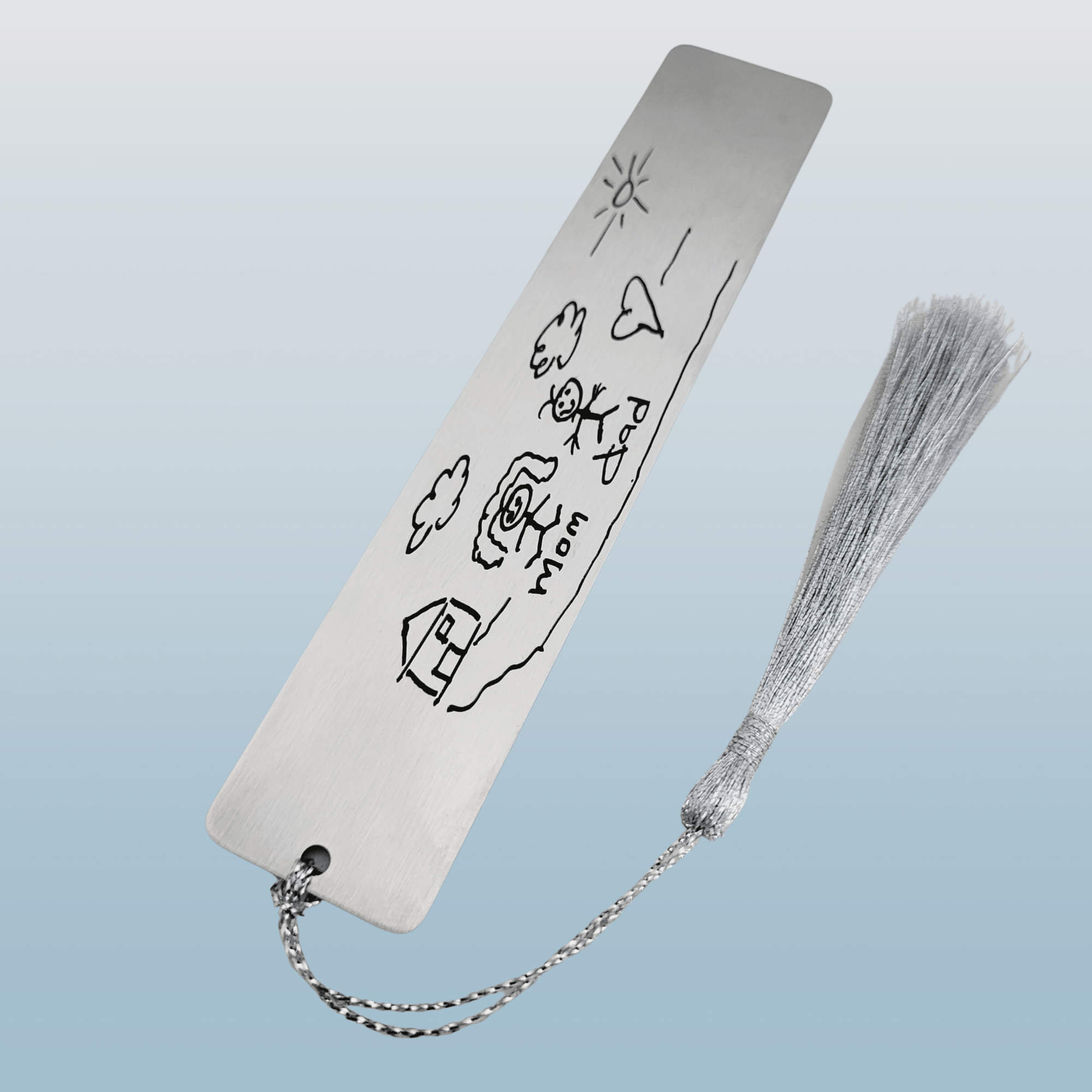 Engraved Metal Bookmark, Personalized Bookmarks