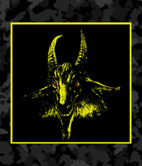 Yellow Goat Sticker 