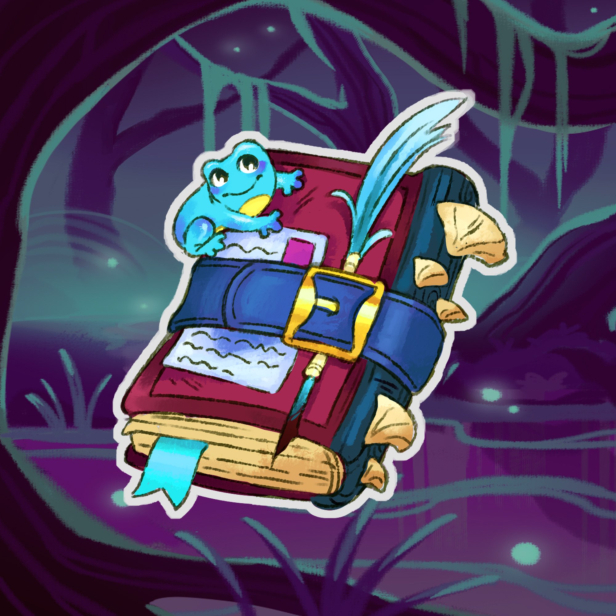 Woodland Scholar - Sticker | CanaryWitch