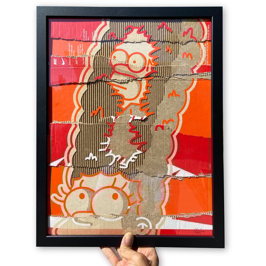 Image of “D’oH Sorry Marge” ♻️ Nike Boxes