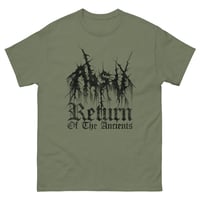 Image 4 of ABSU - RETURN OF THE ANCIENTS T-SHIRT (GREY CHARCOAL, RED, MILITARY GREEN, BROWN)